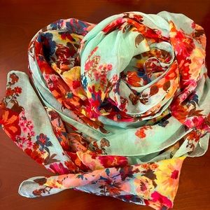 Floral scarf
